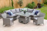 #2029 - 🌴 FLORIDA LARGE CORNER SET WITH ARMCHAIRS – SUMMER READY!