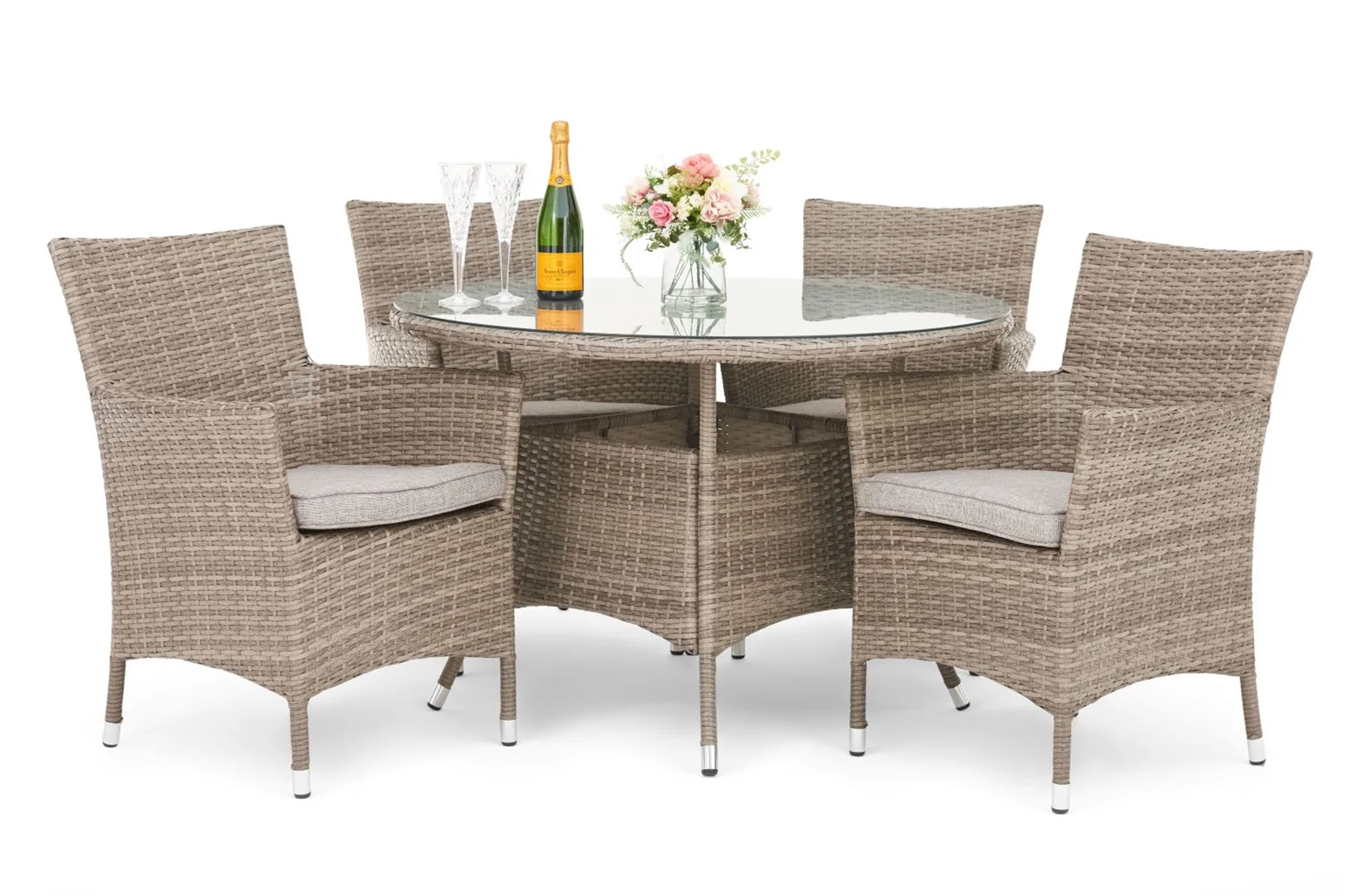 #1023 - Barbados 4 Seater Dining Set ππͺπ΄