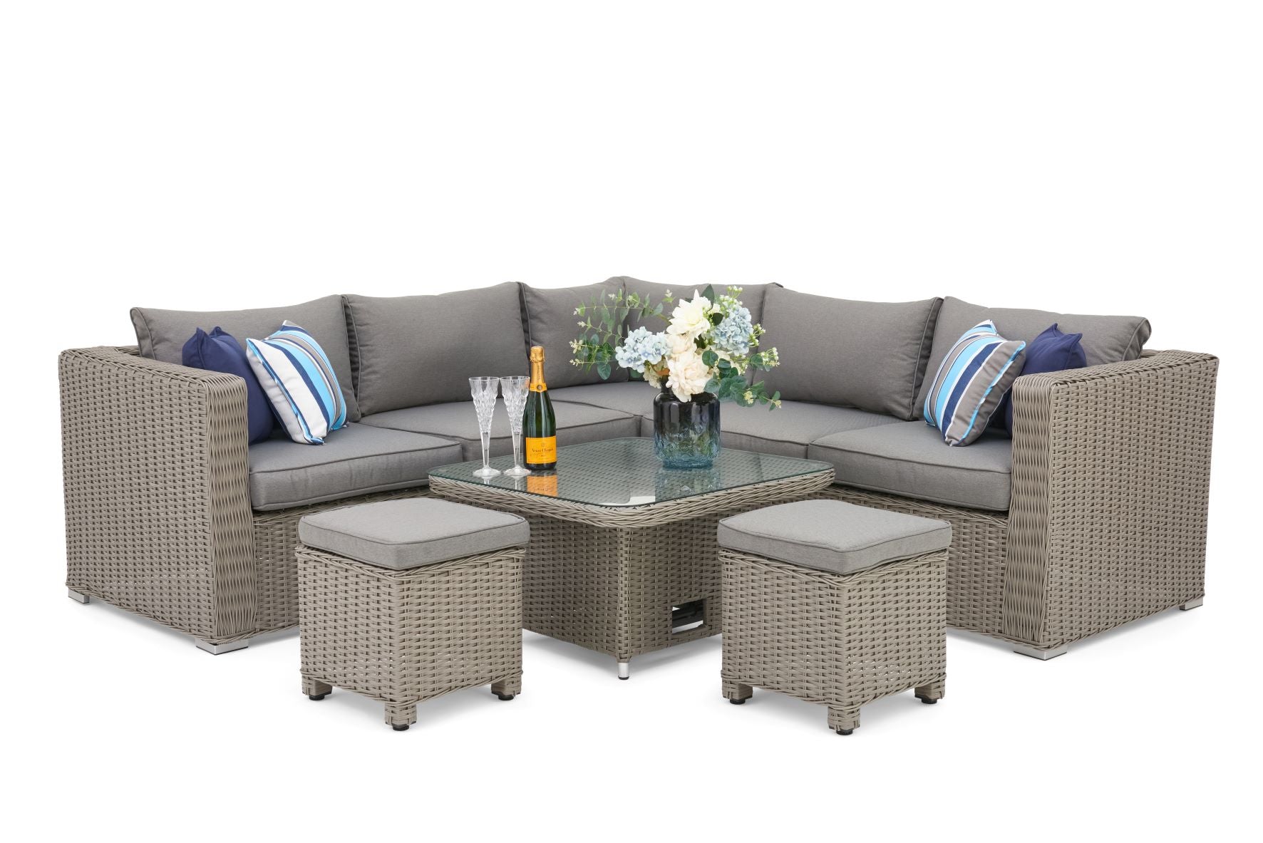 #2026 - 🌴 Florida Corner Set with Rise & Fall Table