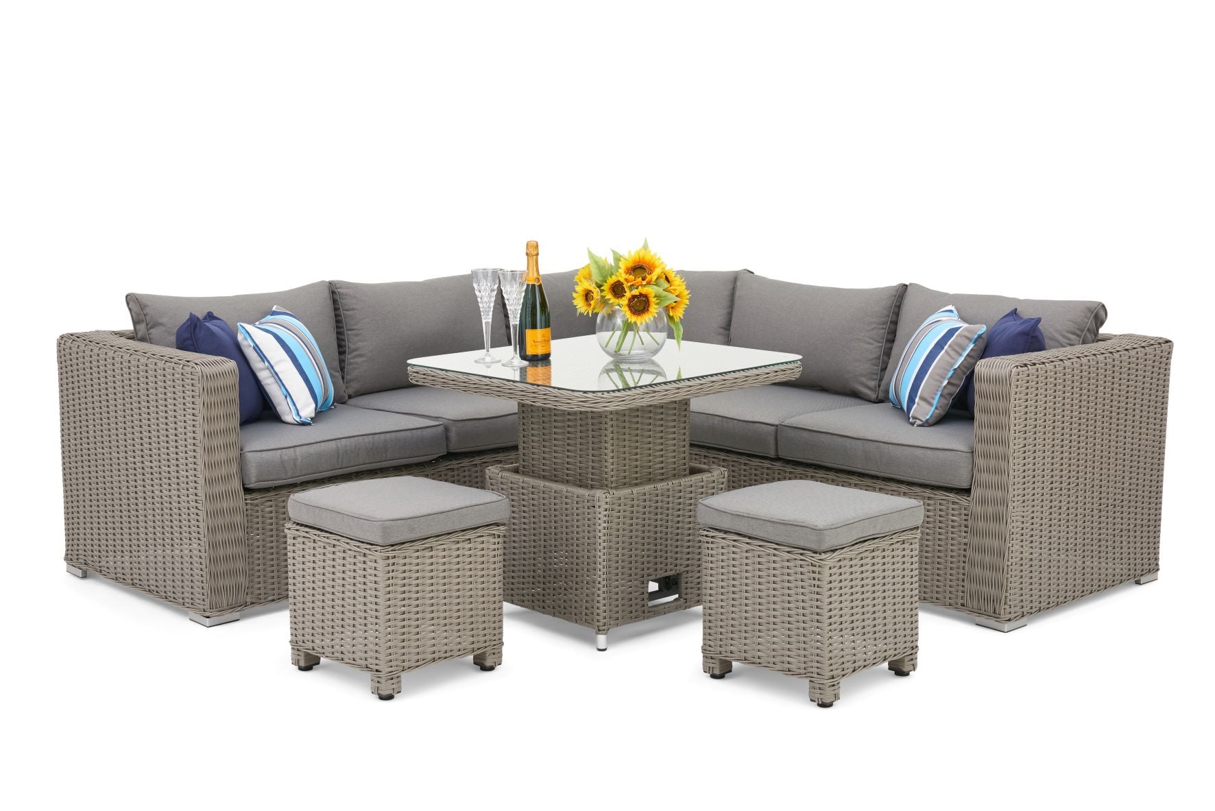 #2026 - 🌴 Florida Corner Set with Rise & Fall Table