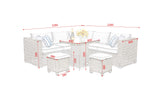 #2026 - 🌴 Florida Corner Set with Rise & Fall Table