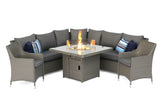 #2035 - 🔥 Florida Large Corner with Armchairs & Fire Pit Table 🔥