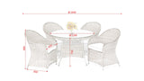 #3023 - Havana 4-Seater Dining Set π΄π