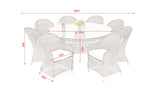 #3025 - Havana 8-Seater Dining Set π½οΈπΏ