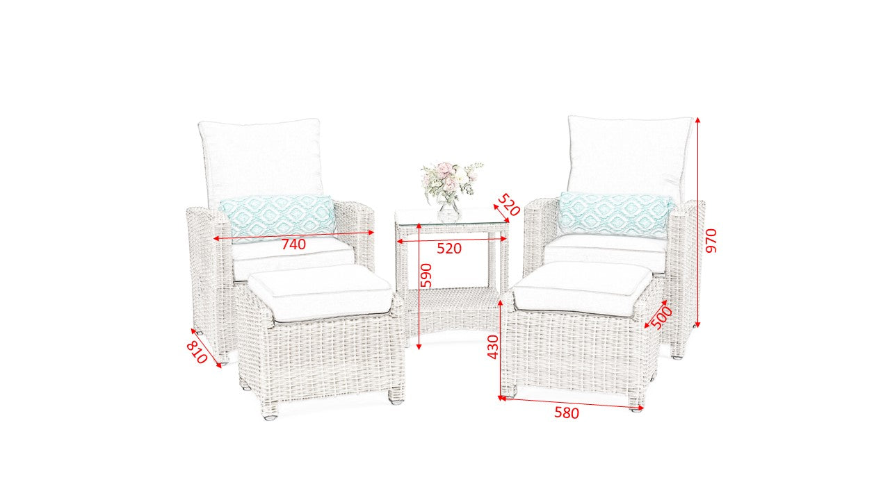 #3030 - πͺ Havana Reclining Armchair Set β Luxurious Comfort for Two