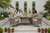 Oasis Barbados 6-Seater Rattan Garden Dining Set - #1024