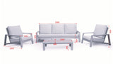 #8201 - Venetia Sofa Set Light
