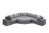 #JESS0005 - Jessica Multifunctional Corner Daybed in Grey