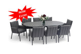 #8006/8007 - E4347/E4389 - Leela 8 Seater Dining Set 🍽️🌿
