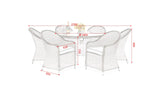 #2024 - Florida 6 Seater Luxury Dining Set