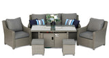 #2036 - Florida Large Sofa Set with Fire Pit Table
