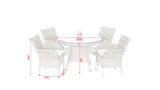 #5002 - Rome 4 Seater Dining Set